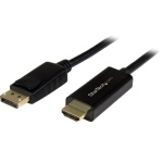 Startech.Com - StarTech.com Cavo convertitore adattatore DisplayPort a HDMI - DP a HDMI da 2m - 4K, 2 m, HDMI tipo A (Standard), DisplayPort, Maschio, Maschio, Dritto