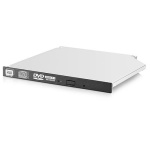 Hpe - Hewlett Packard Enterprise 9.5mm SATA DVD-RW JackBlack Gen9 Optical Drive, Nero, Grigio, Server, DVD Super Multi DL, SATA, CD,DVD, 24x