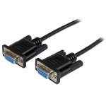 Startech.Com - StarTech.com Cavo Seriale RS232 / DB9 Null Modem da 1m - nero Femmina/Femmina, Nero, 1 m, DB-9, DB-9, Femmina, Femmina