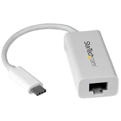 StarTech.com Adattatore di rete USB-C a RJ45 Gigabit Ethernet - USB 3.1 Gen 1 - (5 Gbps) - Bianco