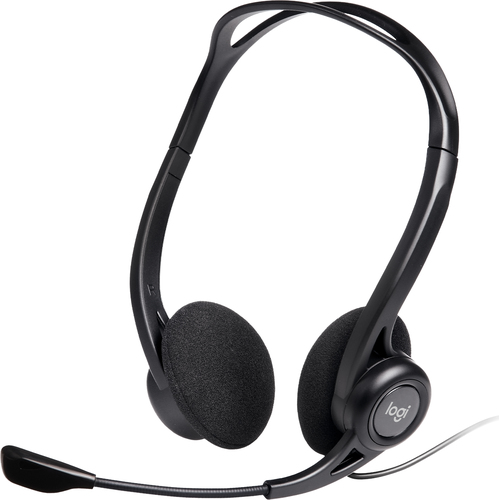 Logitech 960 USB Computer Headset Auricolare Cablato A Padiglione Musica e Chiamate Nero