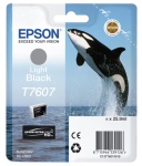 EPSON - Epson Nero Light T7607, Originale, Inchiostro a base di pigmento, Nero light, Epson, SureColor SC-P600, 1 pezzo(i)