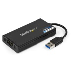 Startech.Com - StarTech.com Adattatore da USB 3.0 a HDMI - 4K 30Hz Ultra HD - Certificato DisplayLink - Convertitore per monitor da USB Type-A a HDMI - Video esterno e scheda grafica - Mac e Windows, 3.2 Gen 1 (3.1 Gen 1), USB tipo A, Uscita HDMI, 3840 x 2160 Pixel