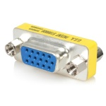 Startech.Com - StarTech.com Accoppiatore VGA - Adattatore prolunga cavo VGA femmina a femmina - VGA Gender Changer F/F, VGA, VGA, Argento