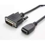 ITB - Value Cableadapter, DVI M - HDMI F, Nero