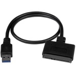 Startech.Com - StarTech.com Cavo adattatore connettore USB 3.1 per disco rigido HDD SATA (10Gbps), Nero, CE, FCC, REACH, ASMedia - ASM1351, 0 - 70 °C, -10 - 55 °C, 45 mm