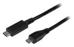 Startech.Com - StarTech.com Cavo USB 2.0 USB-C a Micro-B nero da 1m, 1 m, USB C, Micro-USB B, 2.0, Maschio/Maschio, Nero