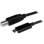 Startech.Com - StarTech.com Cavo USB 2.0 USB-B a USB-C -type-C - 1m, 1 m, USB C, USB B, 2.0, Maschio/Maschio, Nero