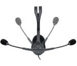 LOGITECH - Logitech H111, Cuffia, Padiglione auricolare, Ufficio/Call center, Grigio, Stereofonico, 1,8 m
