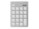 HAMLET - Hamlet Numeric Keypad tastierino numerico usb 2.0 argento, USB, Computer portatile, Argento, 1,3 m, 87 mm, 126 mm