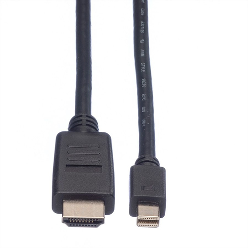 Value 11.99.5791 cavo e adattatore video 2 m Mini DisplayPort Nero