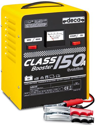Deca 340600 Caricabatteria per veicolo Nero, Giallo