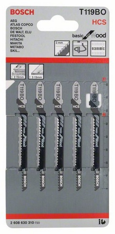Lame seghetto alternativo Bosch 2608630310 T119BO