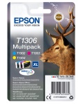 EPSON - Epson Stag Multipack 3 colori, Originale, Inchiostro a base di pigmento, Ciano, Magenta, Giallo, Epson, Confezione multipla, - WorkForce WF-3520DWF - Epson WorkForce WF-7525 - Epson WorkForce WF-7515 - Epson WorkForce...