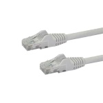 Startech.Com - StarTech.com Cavo di Rete Bianco Cat6 UTP Ethernet Gigabit RJ45 Antigroviglio - 50cm, 0,5 m, Cat6, U/UTP (UTP), RJ-45, RJ-45