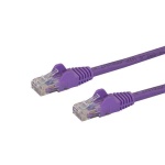 Startech.Com - StarTech.com Cavo di Rete Viola Cat6 UTP Ethernet Gigabit RJ45 Antigroviglio - 50cm, 0,5 m, Cat6, U/UTP (UTP), RJ-45, RJ-45