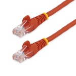 Startech.Com - StarTech.com Cavo di Rete da 50cm Rosso Cat5e Ethernet RJ45 Antigroviglio, 0,5 m, Cat5e, U/UTP (UTP), RJ-45, RJ-45