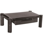 Startech.Com - StarTech.com Supporto per Monitor con cassetto Altezza regolabile - Grande (500mm), Libera installazione, 10 kg, 33 cm (13