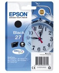EPSON - Epson Alarm clock Cartuccia Sveglia Nero Inchiostri DURABrite Ultra 27, Resa standard, Inchiostro a base di pigmento, 6,2 ml, 350 pagine, 1 pz