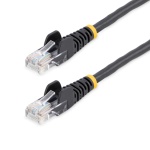 Startech.Com - StarTech.com Cavo di Rete da 7m Nero Cat5e Ethernet RJ45 Antigroviglio, 7 m, Cat5e, U/UTP (UTP), RJ-45, RJ-45