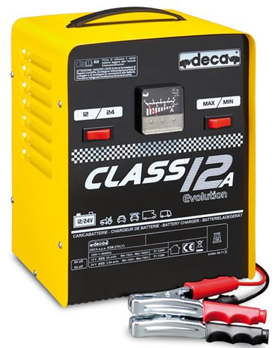 Deca CLASS 12A Caricabatteria per veicolo Nero, Giallo