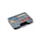 Terry - Terry Pro Organizer, Scatola per minuteria, Nero, Trasparente, Cardine, 395 mm, 305 mm, 60 mm