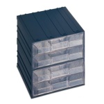 Terry - Terry 1000021, Scatola per minuteria, Grigio, 208 mm, 208 mm, 222 mm, 470 mm