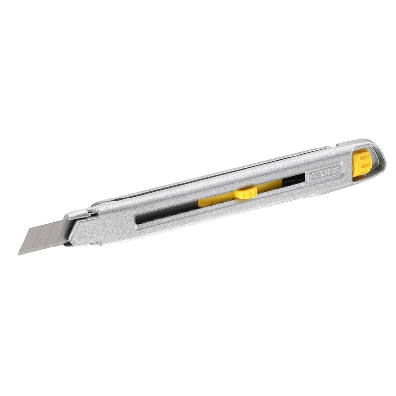 Stanley 0-10-095 Taglierino Argento, Giallo Taglierino a lama retrattile