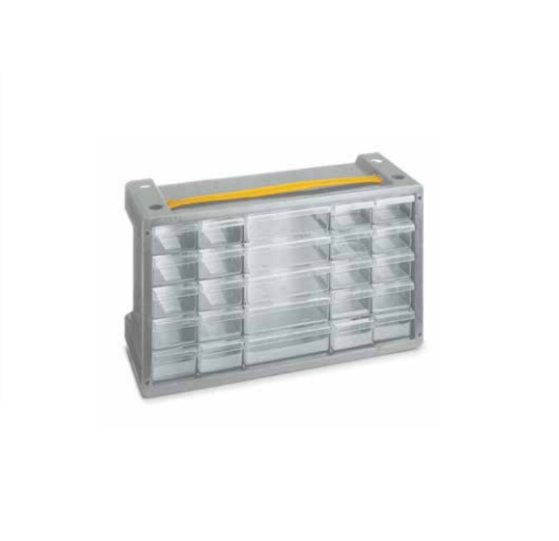 Terry Store-Age Poker Scatola per minuteria Grigio, Trasparente