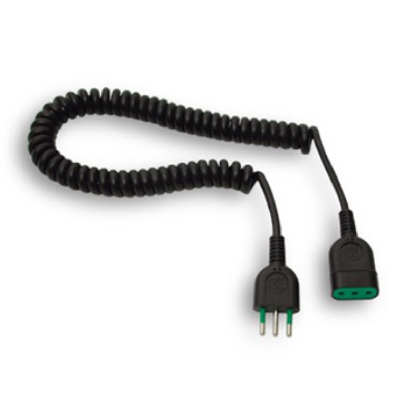 FANTON 90081 prolunghe e multiple 5 m 1 presa(e) AC Interno Nero, Verde