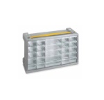 Terry - Terry Poker, Scatola per minuteria, Grigio, Trasparente, 405 mm, 150 mm, 240 mm, 765 mm