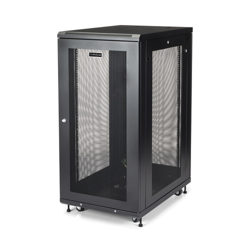 Armadio rack Startech.Com RK2433BKM 19 24U su Ruote Black Black