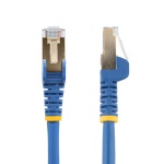 Startech.Com - StarTech.com Cavo di Rete Ethernet Cat6a - Cavo Schermato STP da 1m - Blu, 1 m, Cat6a, U/FTP (STP), RJ-45, RJ-45