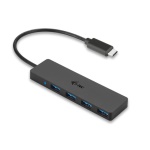 i-tec - i-tec Advance C31HUB404, USB 3.2 Gen 2 (3.1 Gen 2) Type-C, USB 3.2 Gen 1 (3.1 Gen 1) Type-A, 5000 Mbit/s, Nero, 0,2 m, Apple MacBook 2015, Chromebook Pixel 2015, Acer Switch Alpha 12, Dell XPS 13, HP EliteBook Folio G