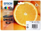 EPSON - Epson Oranges Multipack 5-colours 33 Claria Premium Ink, Resa standard, Inchiostro a base di tintura/Inchiostro a base di pigmento, 6,4 ml, 4,5 ml, 5 pz, Confezione multipla