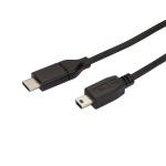 Startech.Com - StarTech.com Cavo USB-C a Mini-USB - Cavo USB 2.0 Tipo-C M/M da 2m, 2 m, USB C, Mini-USB B, 2.0, 480 Mbit/s, Nero