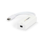 Startech.Com - StarTech.com Adattatore video USB-C a Mini DisplayPort - 4k 60Hz - Bianco, USB tipo-C, Uscite Displayport, 3840 x 2160 Pixel