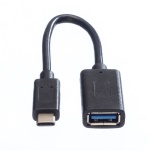 ITB - Value Cableadapter, USB3.1, C-A, M/F 0.15 m, Nero, 0,15 mm