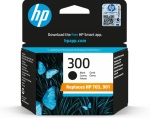 Cartuccia originale inchiostro nero HP 300 HP Cartuccia originale inchiostro nero 300, Resa standard, Inchiostro a base di pigmento, 200 pagine, 1 pz