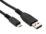 HAMLET - Hamlet Cavo da USB Tipo A maschio a Micro USB Tipo B maschio da 1,5 m nero, 1,5 m, USB A, Micro-USB B, 2.0, 480 Mbit/s, Nero