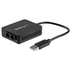 Startech.Com - Adattatore di rete Startech.Com US100A20FXSC USB a fibra ottica Black