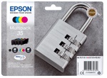 EPSON - Epson Padlock Multipack 4-colours 35 DURABrite Ultra Ink, Resa standard, Inchiostro a base di pigmento, 16,1 ml, 9,1 ml, 4 pz, Confezione multipla