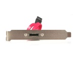 Startech.Com - StarTech.com eSATA Cable with External Slot Plate, 0,3 m, eSATA, Nero, 125 mm, 225 mm, 20 mm