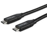 Startech.Com - StarTech.com USB2C5C1M, 1 m, USB C, USB C, 2.0, 480 Mbit/s, Nero
