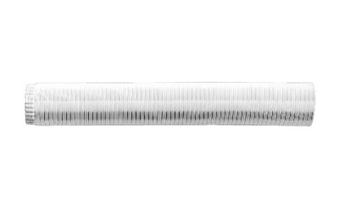 SAVE Fumisteria Classic FB824 Tubo dritto per canna fumaria 85 cm Bianco
