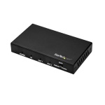 Startech.Com - StarTech.com Sdoppiatore Splitter HDMI a 2 porte - 60Hz, HDMI, 2x HDMI, 3840 x 2160 Pixel, Nero, 1280 x 720 (HD 720),1920 x 1080 (HD 1080),1920 x 1200 (WUXGA),2560 x 1600 (WQXGA),3840 x 2160, 720p,1080p