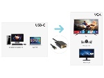 HAMLET - Cavo adattatore Hamlet XVAUC VGA20 Video Usb 3.1 Type C Vga