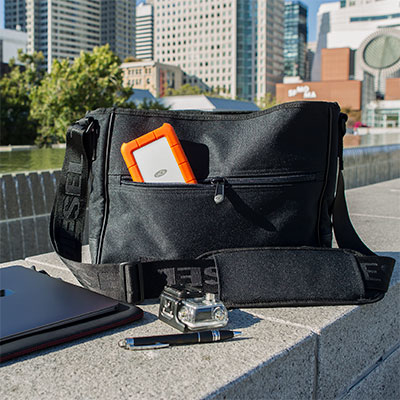 LaCie Rugged USB-C disco rigido esterno 4000 GB Arancione, Argento