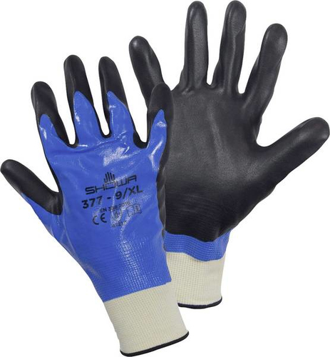 Guanti lavoro Issaline SH377XL SHOWA GLOVES Blu e Nero