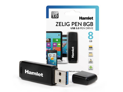 Hamlet Zelig Pen Usb 3.0 pen drive 8 gb